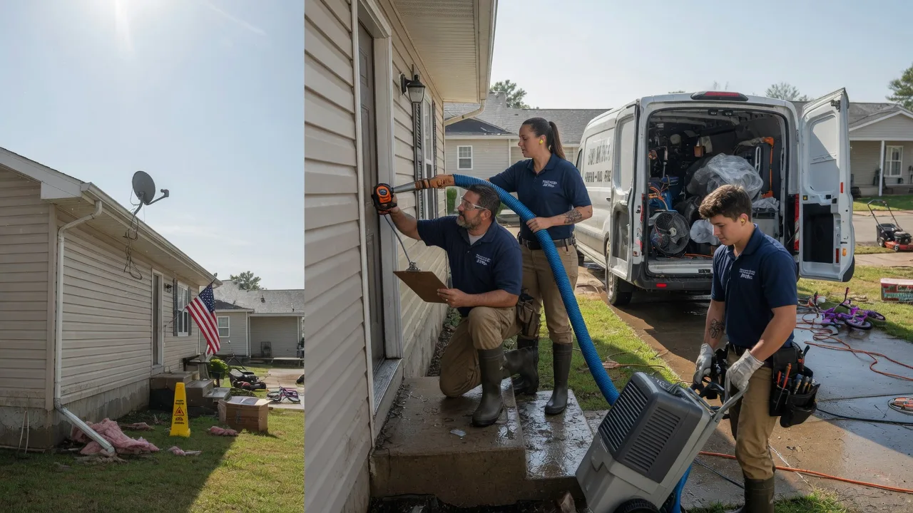 Ceiling Water Damage Restoration in Bernard, IA near me